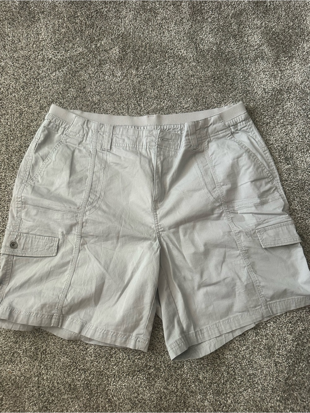 Style & Co. Light Gray Cargo Shorts